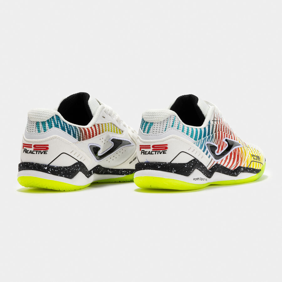 FS REACTIVE 2576 HVIT/GUL/RØD Futsal/Innesko